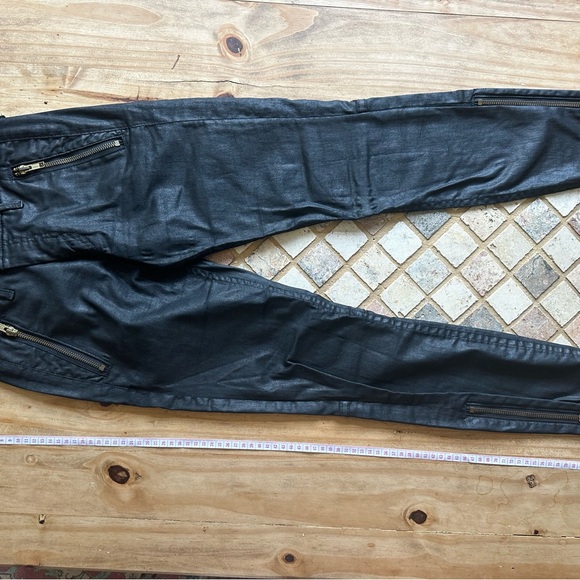 Mother Crop Zip Muse Skinny Jeans, Black, Size 23, Excellent Condition - Picture 5 of 6